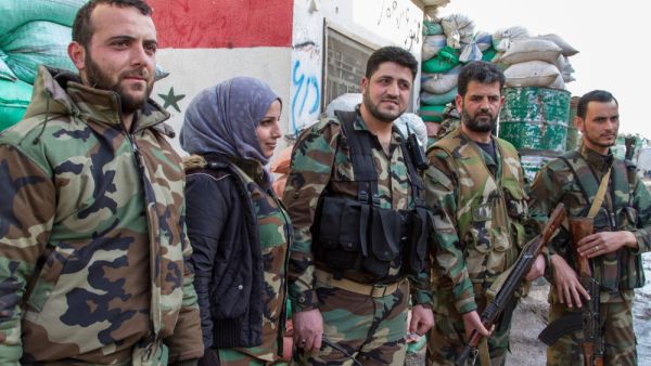 قوات من الجيش النظامي السوري