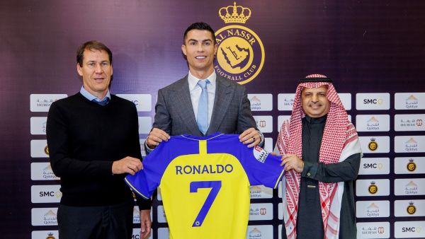 رونالدو ليس راضياً عن أسلوب غارسيا (المصدر: AFP PHOTO / HO /AL NASSR FOOTBALL CLUB)