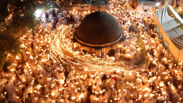 Holy Fire from Jesus's tomb traverses globe