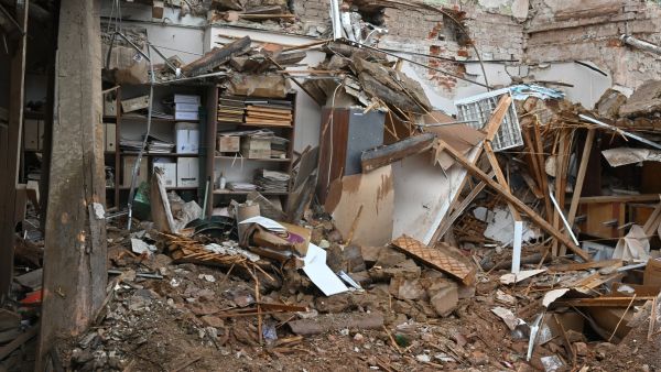 1 killed, 10 injured in Ukraine museum attack