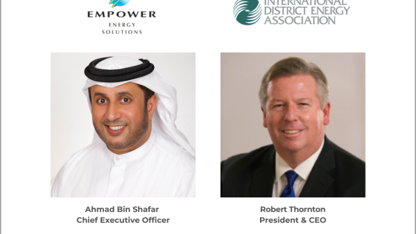 Ahmad bin Shafar, CEO of Empower , Rob Thornton, President and CEO of IDEA Empower is a diamond sponsor for the world's largest District Energy conference and exhibition in Chicago
