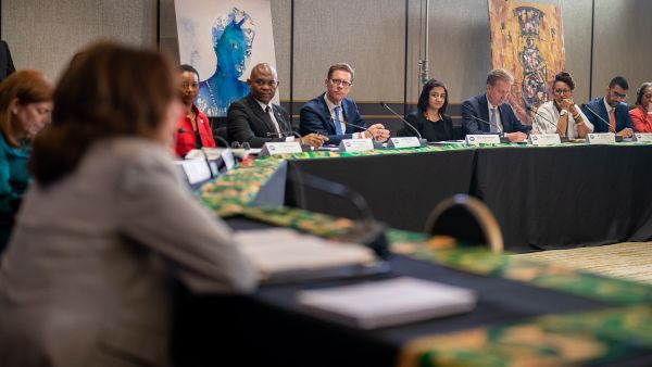 During the event Delphos International commits to mobilize USD250 Million By 2027 to Advance Women’s Economic Security during the Africa visit of Vice President Harris to Zambia