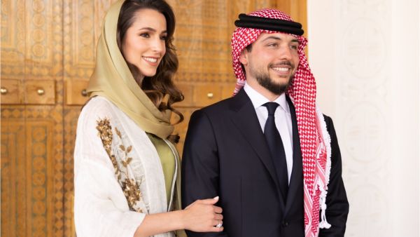 الحسين بن عبدالله الثاني وخطيبته رجوة آل سيف