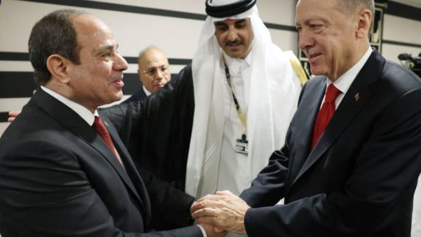  اردوغان أعرب عن التقدير لهذه اللفتة الطيبة من السيسي، بحسب البيان المصري.