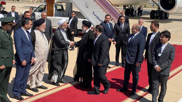Iranian president arrived at Syria