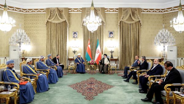 Oman Sultan and Iranian President Raisi