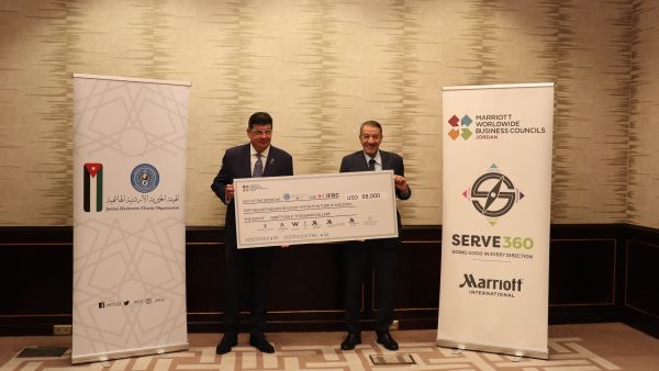 فنادق مجموعة ماريوت الدولية في الأردن تتبرع بمبلغ 98 ألف دولار أمريكي لدعم ضحايا ومنكوبي زلزال تركيا وسوريا
