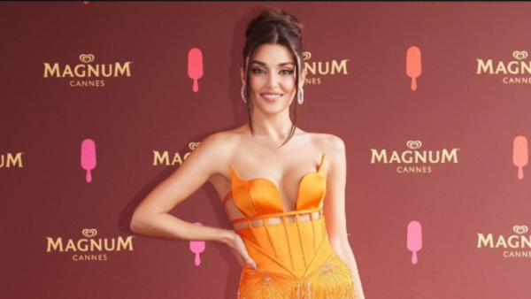 Hande Erçel at Cannes for Magnum 