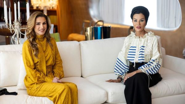 الشيخة موزة والملكة رانيا