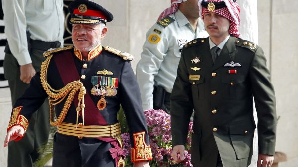 الملك عبدالله و الأمير الحسين