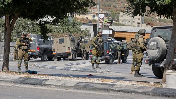 جنود من قوات الاحتلال الاسرائيلي في الضفة الغربية