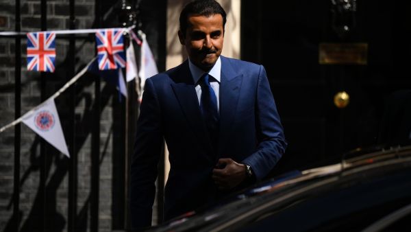 أمير قطر الشيخ تميم بن حمد، خلال مشاركته في فعاليات مراسم تتويج الملك تشارلز في لندن