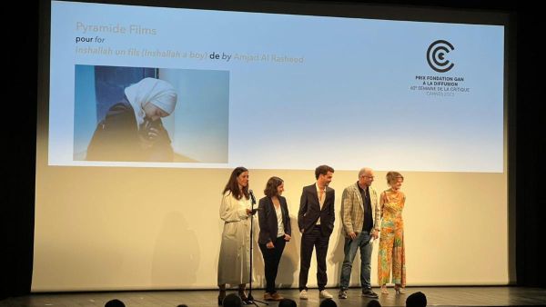 During the event INSHALLAH A BOY wins big at Cannes