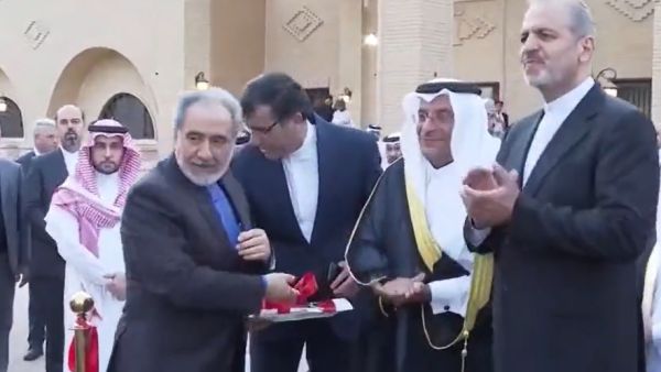 من حفل افتتاح السفارة الايرانية في الرياض يوم الثلاثاء