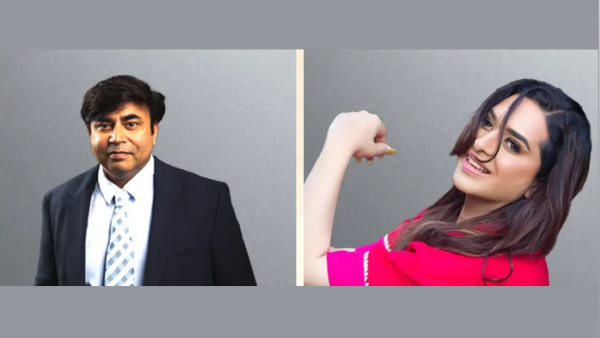 Rohit Sharma and Karishma Raj Soni of Noor by Veintuna Belleza Indian Conglomerate Invests in Noor by Veintiuna Belleza, an International Makeup and Cosmetic Brand