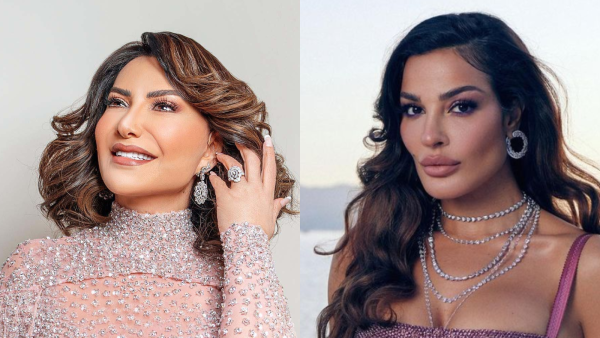 نادين نجيم وهدى حسين