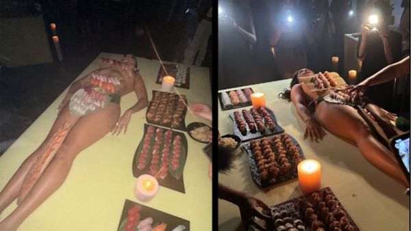 Kanye west's birthday party