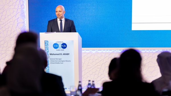 خلال الحدث الإحتفال بالنسخة الرابعة لمؤتمر "لوريال ديرما" في دبي - الإمارات العربية المتحدة