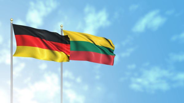 German and Lithuanian flag
