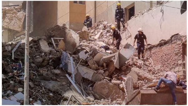 7 قتلى بانهيار سكني في القبة المصرية