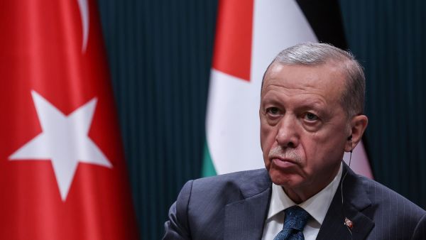 Turkish President Recep Tayyip Erdogan, LGBTQ+ flag