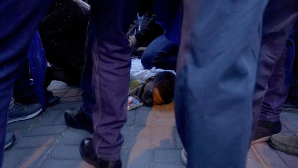 An alleged suspect of the murder of Ecuadorian presidential candidate Fernando Villavicencio is apprehended after the attack in Quito, on August 9, 2023.  Ecuador
