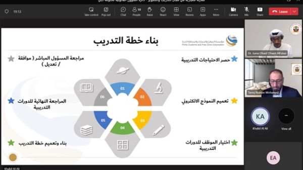 During the event Dubai Customs showcases training & development experience to Legal Affairs Department team
