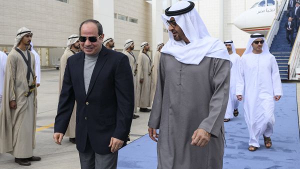 Al-sisi and Mohammed bin Zayed