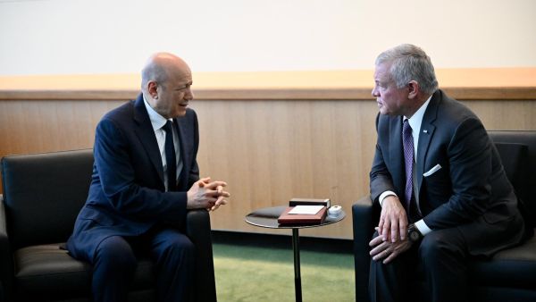 Rashad Al-Alimi and King Abdullah II