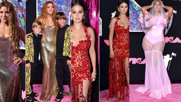 نيكي ميناج وسيلينا جوميز بإطلالات جريئة، وشاكيرا تخطف الأنظار في حفل VMAs لعام 2023