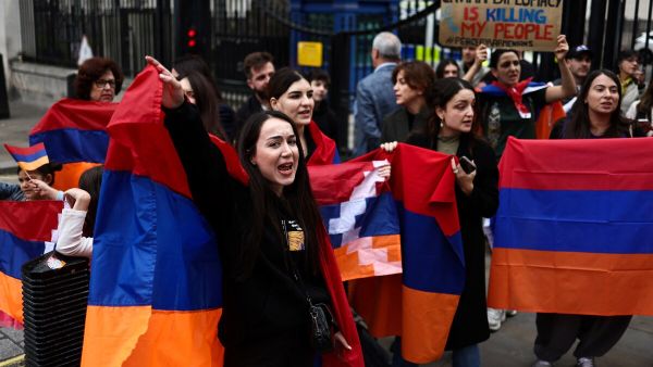 Armenian protesters
