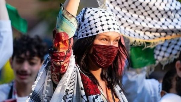 Did Bella Hadid say 'Netanyahu is the new Hitler'?