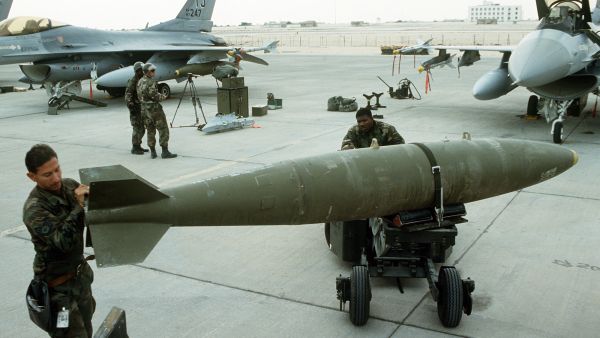  قنبلة MK-84 الامريكية التي قتلت الفلسطينيين في المشفى المعمداني