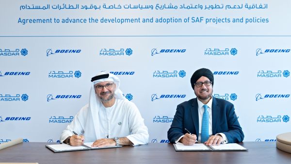 Masdar and Boeing Join Forces to Accelerate the Sustainable Aviation Fuel Industry in the UAE and globally   