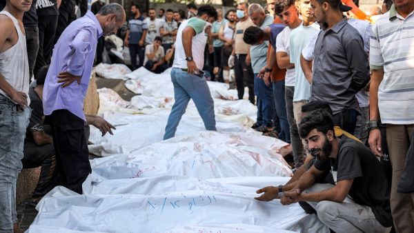 Palestinian victims in Gaza Strip