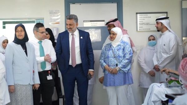 During the event BisB Organizes A Visit to Ebrahim Khalil Kanoo Community Medical Center