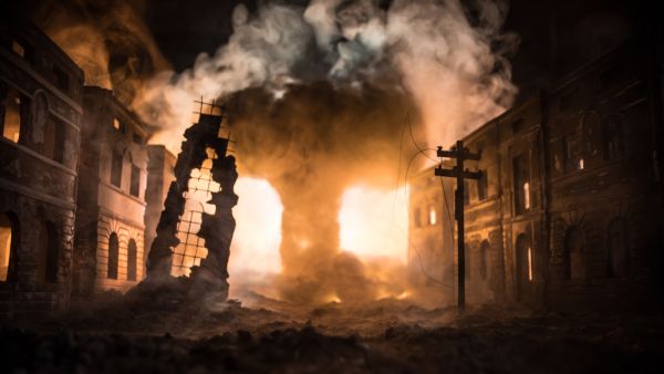 ما تفسير الحلم برؤية القنابل والنار في المنام؟