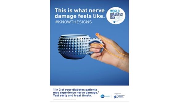 1 in 2 Diabetics and 1 in 10 Pre-diabetics estimated to suffer from Peripheral Neuropathy Neurobion commemorates World Diabetes Day 2023 with innovative AI - based Experiential Campaign #KnowtheSigns