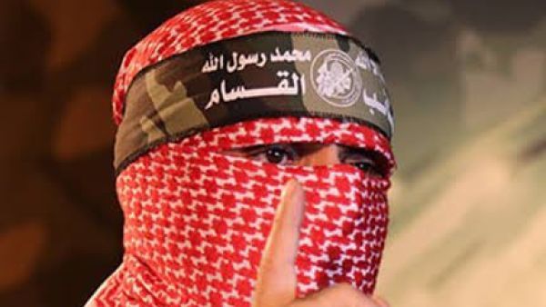 الناطق باسم كتائب عز الدين القسام الجناح المسلح لحركة حماس ابو عبيدة