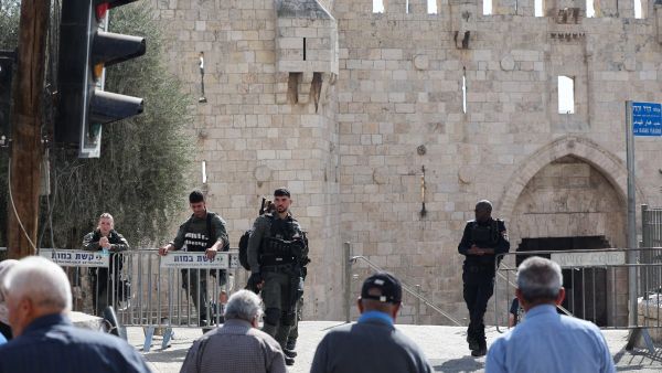 Israeli occupation army attacks the priers 