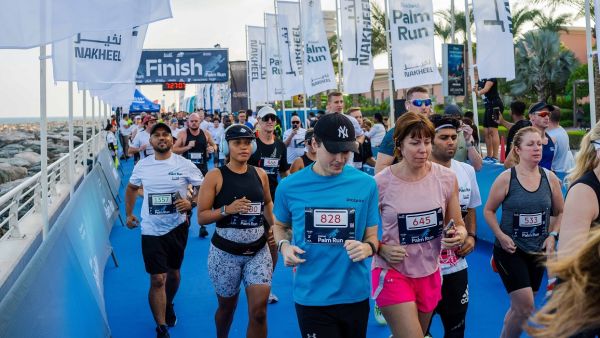 Over 1790 participants participated in the first edition of the race held on Palm Jumeirah Inaugural Nakheel Palm Run goes to the finish line with record-breaking participation