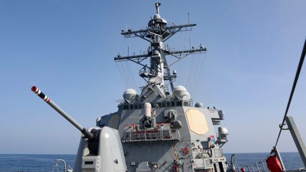 US warship