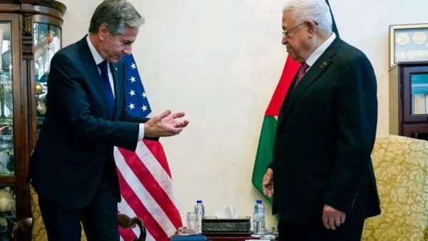 بلينكن يلتقي عباس في رام الله