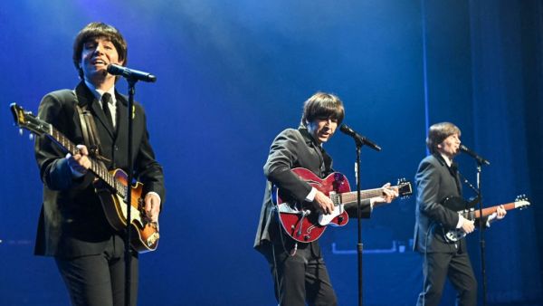 The last "new" Beatles song, "Now and Then," was released on Thursday. (Dave Kotinsky/ AFP)