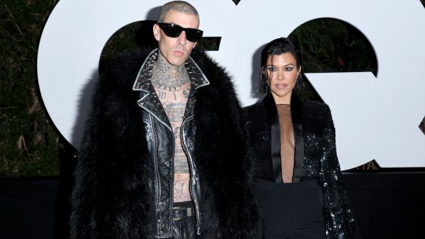 Travis Barker and Kourtney Kardashian