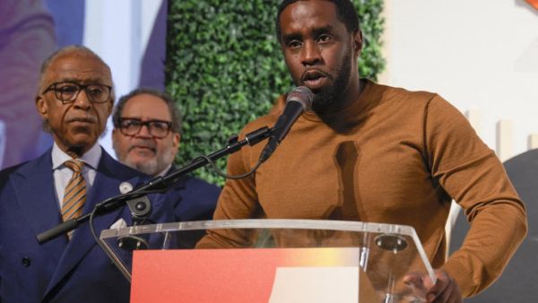 "Diddy" Combs speaks during the Congressional Black Caucus Foundation Annual Legislative Conference National Town Hall. (Jemal Countess/ AFP)