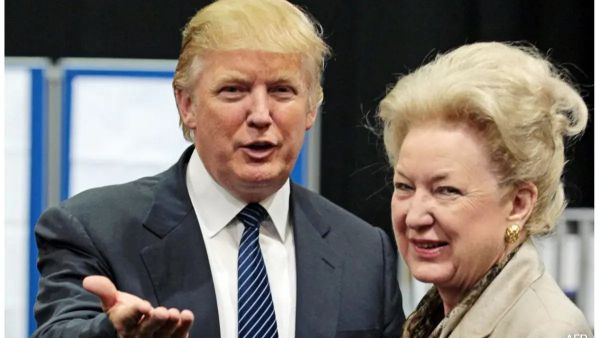 Donald Trump and his sister Maryanne Trump Barry