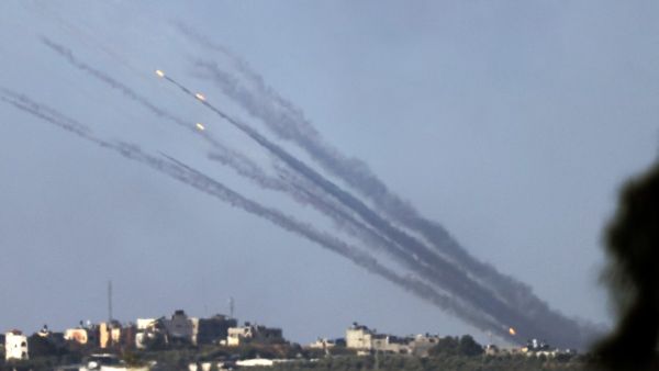 إطلاق صواريخ من قطاع غزة باتجاه المستوطنات الاسرائيلية