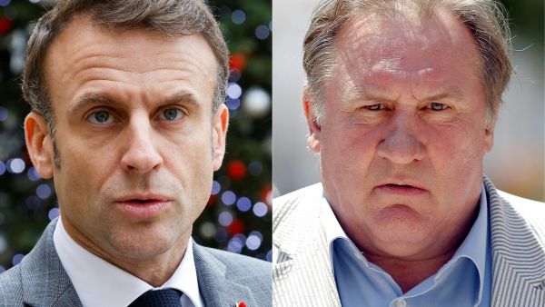 France’s Macron under fire for remarks defending film icon Depardieu amid sexual misconduct allegation. (Ludovic MARIN and Valery HACHE / AFP)