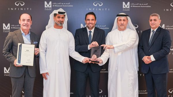 During the event. Al Masaood Automobiles Wins Inaugural INFINITI Global Award for Operational Excellence